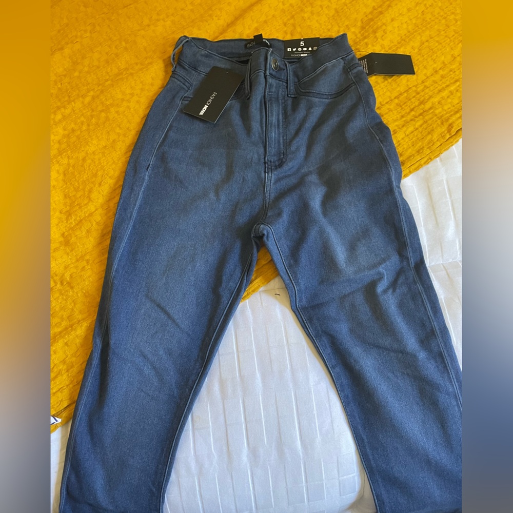 Medium blue wash jeans